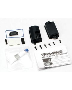 Traxxas 3628 Box, receiver (sealed)/ foam pad/2.5x8mm CS (4)/ 3x10mm CS (2)