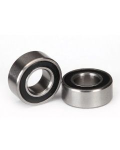 Traxxas 5115A Ball bearings, black rubber sealed (5x10x4mm) (2)