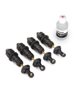 Traxxas 5460X Shocks, GTR hard-anodized, PTFE-coated alu bodies with TiN shafts (fully assembled w/o springs) (4)