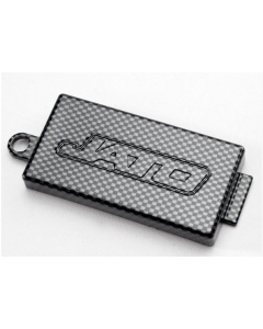Traxxas 5524G Receiver cover (chassis top plate), Exo-Carbon finish (Jato®)