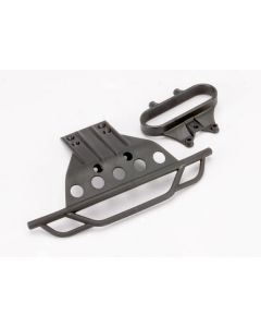 Traxxas 5835 Bumper, front/ bumper mount, front (black)