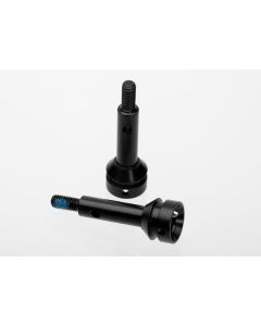 Traxxas 6453 Stub axle, rear, 6mm (steel-splined constant-velocity driveshaft) (2)