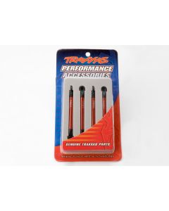 Traxxas 7118X Push rods, aluminum (red-anodized) (4)