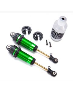 Traxxas 7462G  Shocks, GTR XX-Long Green-Anodized, PTFE-Coated Bodies with TiN Shafts (fully assembled, without springs) (2)