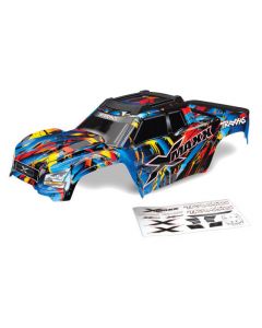 Traxxas 7711T Body, X-Maxx®, Rock n' Roll (painted, decals applied) (assembled with tailgate protector) 1/6