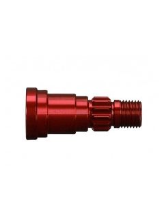 Traxxas 7768R Stub axle, alu, (red-anodized) (1) (use only with #7750X or 7896 driveshaft)