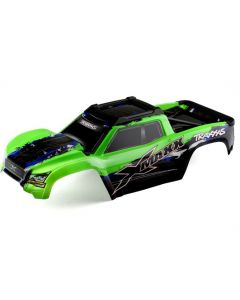 Traxxas 7811G Painted Body, X-Maxx®, green (painted, decals applied) 1/6