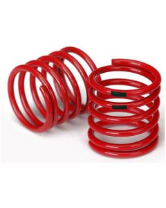Traxxas 8364 Spring, shock (red) (4.4 rate, black stripe) (2)