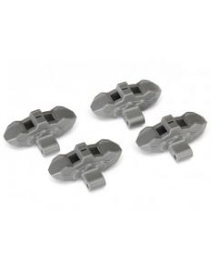 Traxxas 8567 Brake calipers, front or rear (grey) (4)