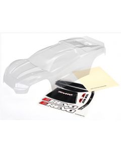 Traxxas 8611 Clear  Body, E-Revo (requires painting)/window, grille, lights decal sheet 1/10