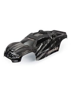 Traxxas 8611R Body, E-Revo®, black (painted, decals applied) (assembled with front & rear body mounts and rear body support for clipless mounting) 1/10