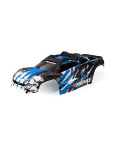 Traxxas 8611X Body, E-Revo®, blue (painted, decals applied) 1/10