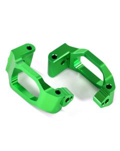 Traxxas 8932G Caster blocks (c-hubs), 6061-T6 alu (green-anodized), left & right/ 4x22mm pin (4)/ 3x6mm BCS (4)/ retainers (4)