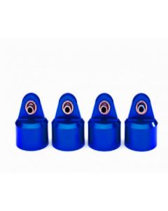 Traxxas 8964X Shock caps, aluminum (blue-anodized), GT-Maxx®, shocks (4)