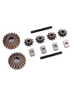 Traxxas 9582 Gear set, differential (output gears (2)/ spider gears (4)/ spider gear shafts (2)/ spacers (4))