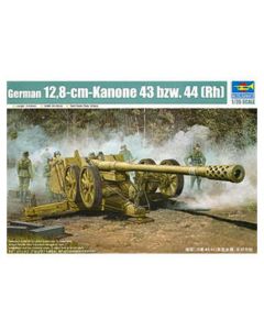 Trumpeter 02312 German 12,8-cm-Kanone 43 bzw. 44 (Rh) Plastic Model Kit 1/35