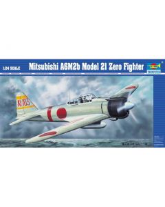 Trumpeter 02405 Mitsubishi A6M2b Model 21 Zero Fighter 1/24