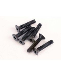 Traxxas 2553 Screws, 3x15mm countersunk machine (6) (hex drive)