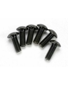 Traxxas 3937 Screws, 4x12mm button-head machine (hex drive) (6)