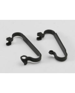 Traxxas 5923 Nerf bars, chassis (black) (Slayer)