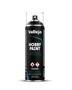 Vallejo 28012 Aerosol Black Primer 400ml Hobby Spray Paint 