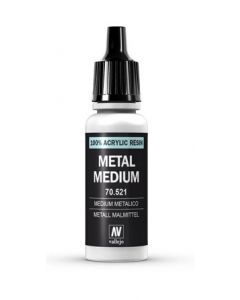 Vallejo 70521 Metal Medium 17ml (100% Acrylic Resin)