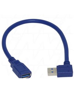 Victron Energy USB Extension Cable 300mm Network (One Side Right Angle)