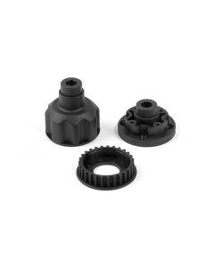 Xray 335010 Composite Front Diff. Case, Cover & 27T Belt Pulley