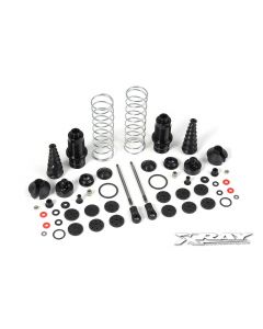 Xray 358204 XB9 Rear Shock Absorbers + Boots Complete Set (2)